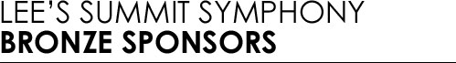 Bronze Sponsors